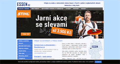 Desktop Screenshot of essen.cz