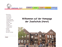 Tablet Screenshot of josefschule-horst.essen.de